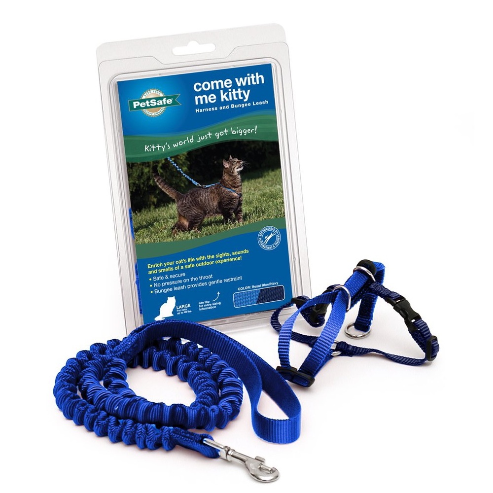 PetSafe Gentle Leader Come w Me Kitty Harness & Bungee Leash Size M/L